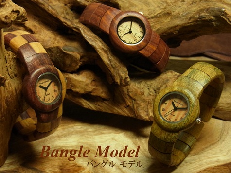 TENSEテンスバングルモデル木製腕時計