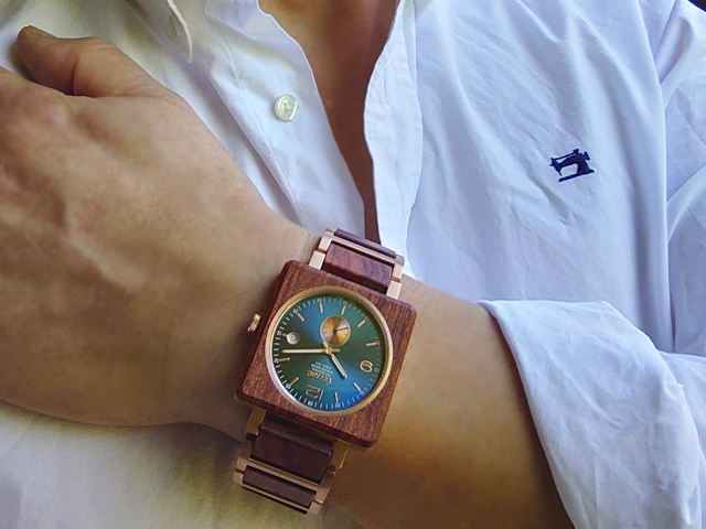 TENSEテンスキャレセレクルモデル木製腕時計