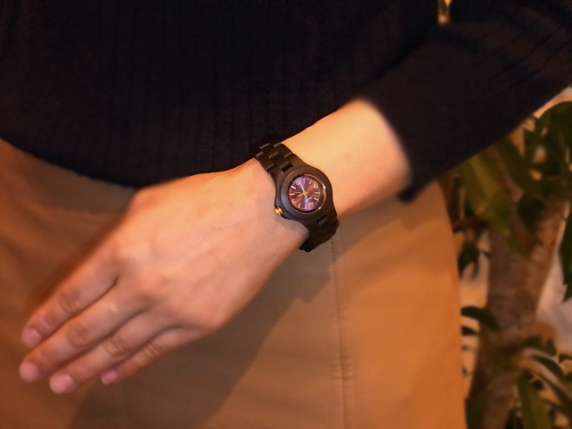 TENSEテンスクラシックモダンモデルレディース木製腕時計