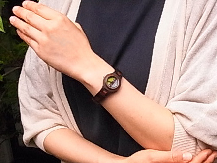TENSEテンスシグネチャーL7509モデルレディースアートフェイス木製腕時計