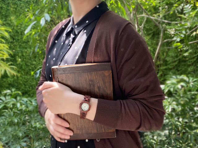 TENSEテンスネオオクタゴンモデル木製腕時計