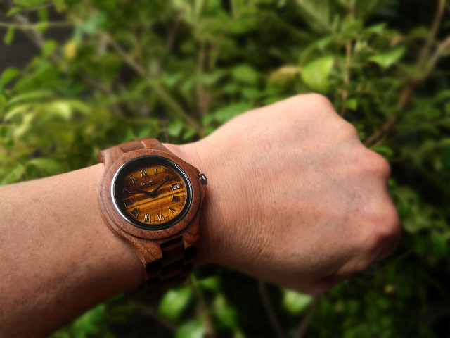 TENSEテンスレトロモダンモデル木製腕時計